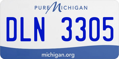 MI license plate DLN3305