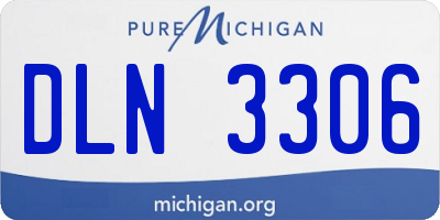 MI license plate DLN3306