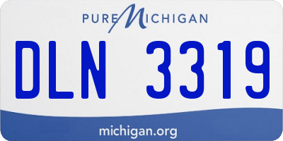 MI license plate DLN3319