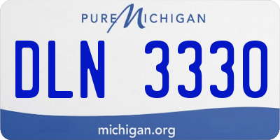 MI license plate DLN3330