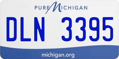 MI license plate DLN3395
