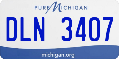 MI license plate DLN3407