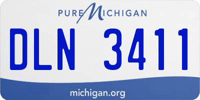 MI license plate DLN3411