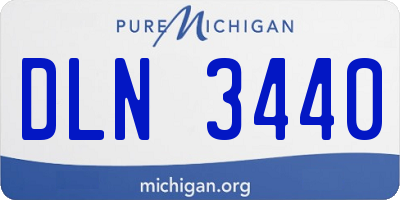 MI license plate DLN3440