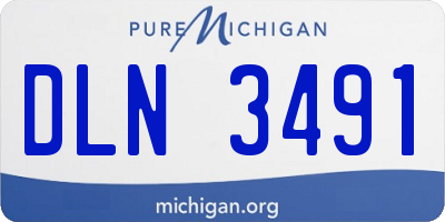 MI license plate DLN3491