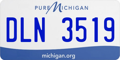 MI license plate DLN3519
