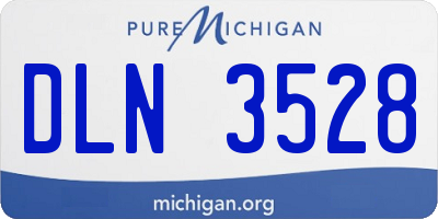 MI license plate DLN3528