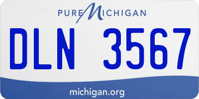 MI license plate DLN3567