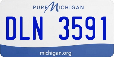 MI license plate DLN3591