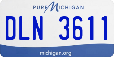 MI license plate DLN3611