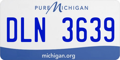 MI license plate DLN3639