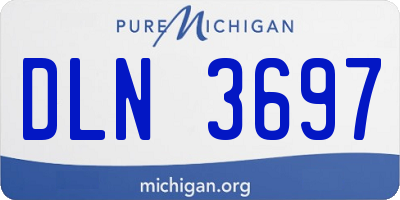 MI license plate DLN3697