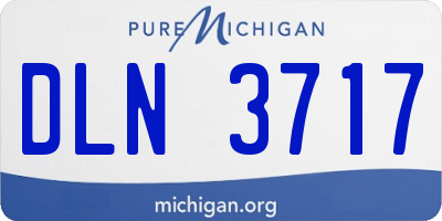 MI license plate DLN3717