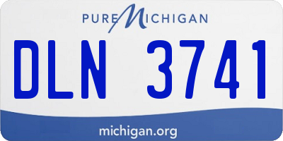 MI license plate DLN3741