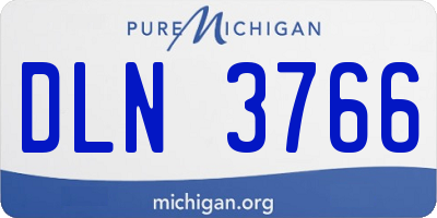 MI license plate DLN3766