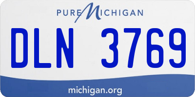 MI license plate DLN3769