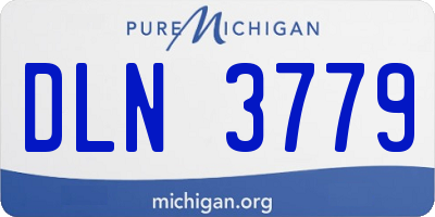 MI license plate DLN3779