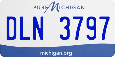MI license plate DLN3797