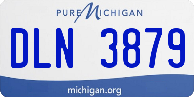MI license plate DLN3879