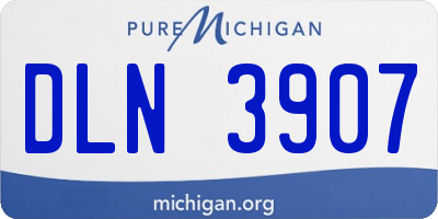 MI license plate DLN3907