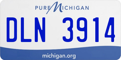 MI license plate DLN3914