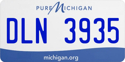 MI license plate DLN3935