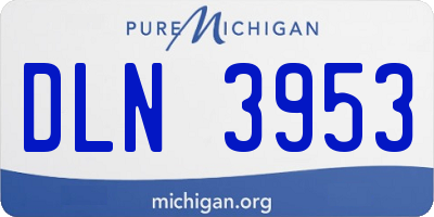 MI license plate DLN3953