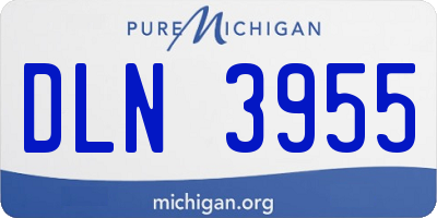 MI license plate DLN3955