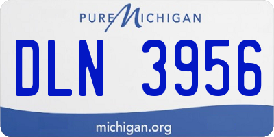 MI license plate DLN3956