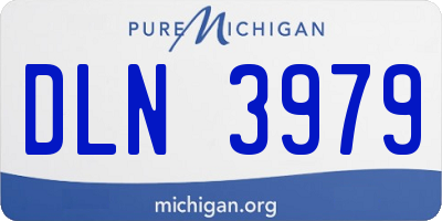 MI license plate DLN3979