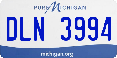 MI license plate DLN3994