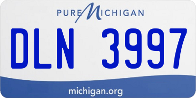 MI license plate DLN3997