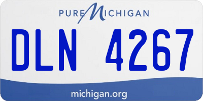 MI license plate DLN4267