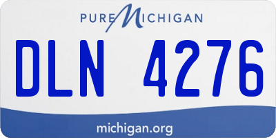 MI license plate DLN4276