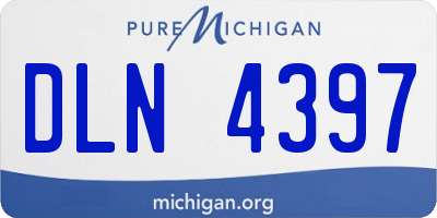 MI license plate DLN4397