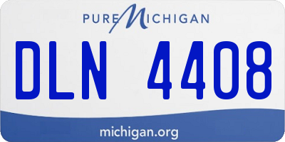 MI license plate DLN4408