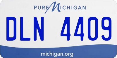 MI license plate DLN4409