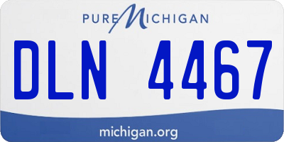 MI license plate DLN4467