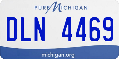 MI license plate DLN4469