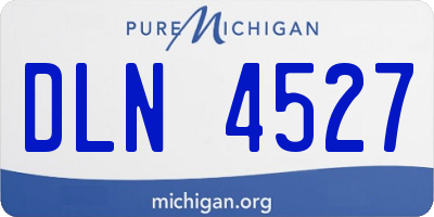 MI license plate DLN4527