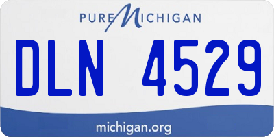 MI license plate DLN4529