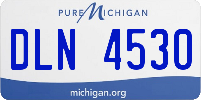 MI license plate DLN4530