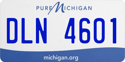 MI license plate DLN4601