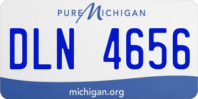 MI license plate DLN4656