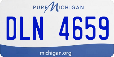 MI license plate DLN4659