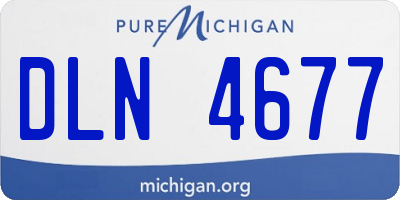 MI license plate DLN4677