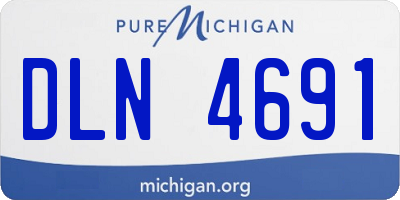 MI license plate DLN4691