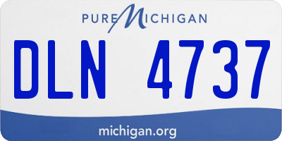 MI license plate DLN4737