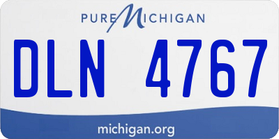 MI license plate DLN4767