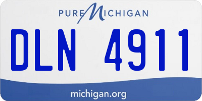 MI license plate DLN4911